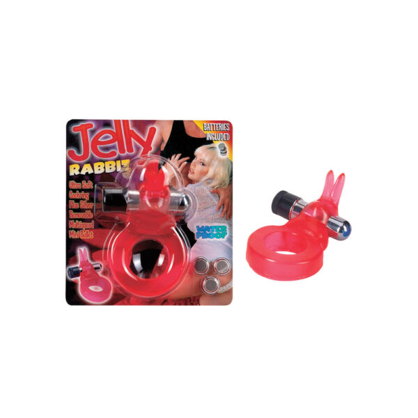 Jelly Rabbit Vibrating Cock Ring - XToys UK