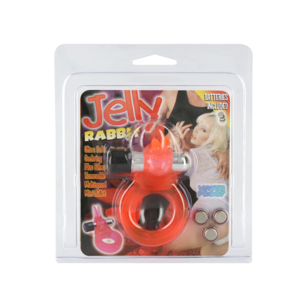 Jelly Rabbit Vibrating Cock Ring - XToys UK