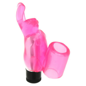 Silicone Rabbit Finger Sleeve Vibe - XToys UK