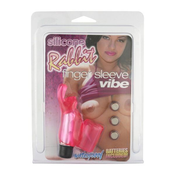 Silicone Rabbit Finger Sleeve Vibe - XToys UK