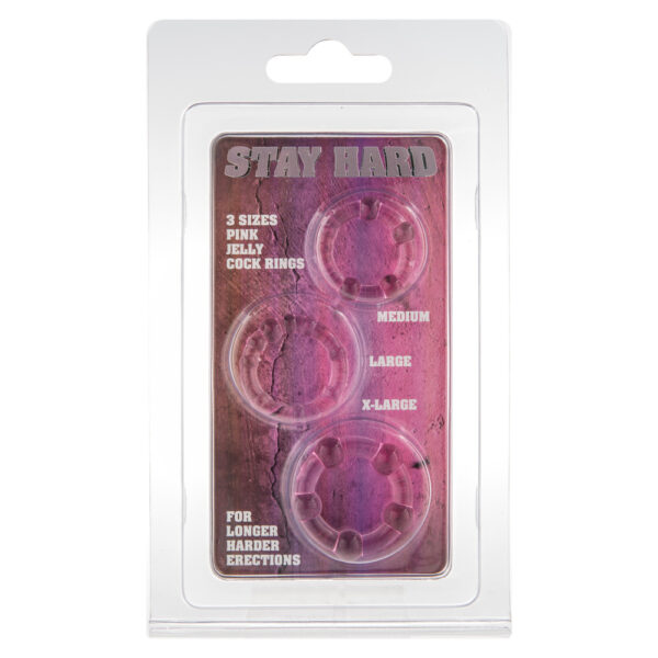 ToyJoy Stay Hard Cock Ring Set - XToys UK