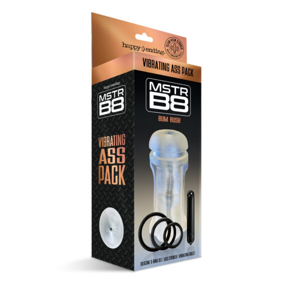 Happy Ending MSTR B8 Bum Rush Vibrating Ass Pack - XToys UK