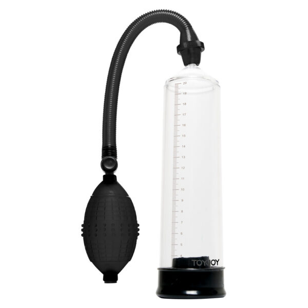 ToyJoy Rock Hard Black And Clear Penis Power Pump - XToys UK