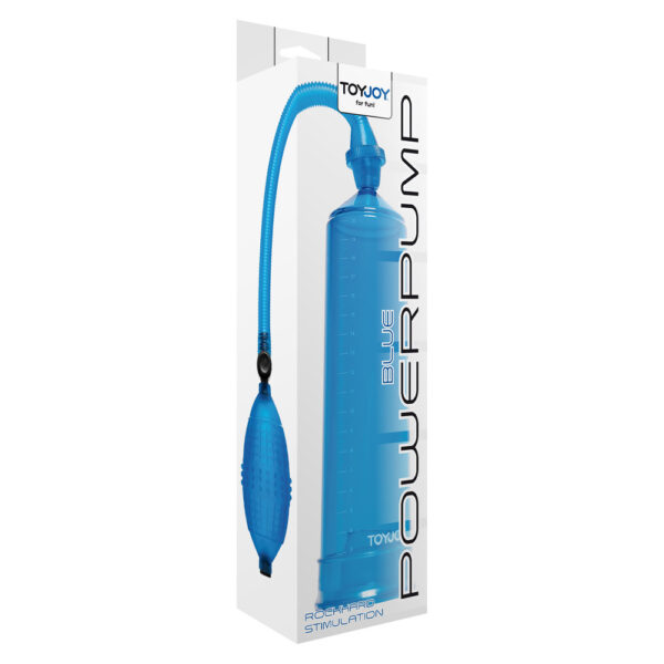 ToyJoy Rock Hard Stimulation Blue Power Penis Pump - XToys UK