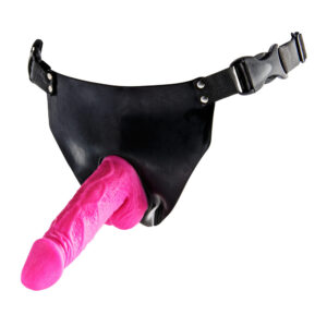 ToyJoy Pink Powergirl Strap On Vibrating Dong - XToys UK