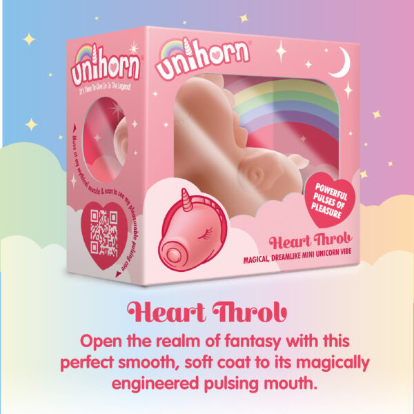 Unihorn Heart Throb Pulsating Unicorn Vibe - XToys UK