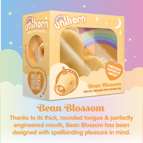 Unihorn Bean Blossom Flickering Tongue Unicorn Vibe - XToys UK