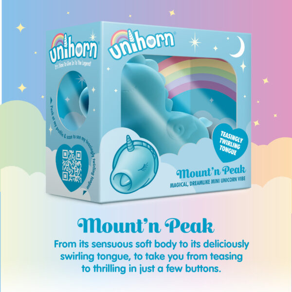 Unihorn Mountn Peak Twirling Tongue Unicorn Vibe - XToys UK