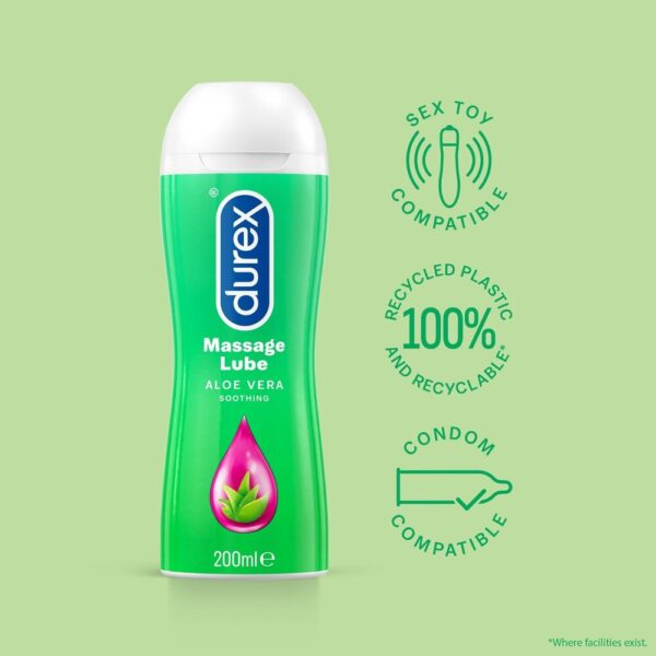 Durex Massage Lube Aloe Vera Soothing 200ml - XToys UK