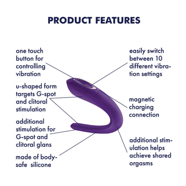 Satisfyer Partner Couples Vibrator - XToys UK