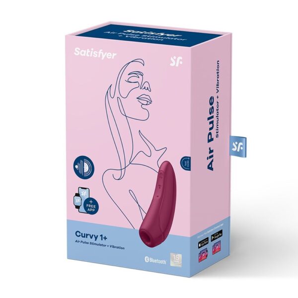 Satisfyer App Enabled Curvy 1 Plus Rose Red - XToys UK