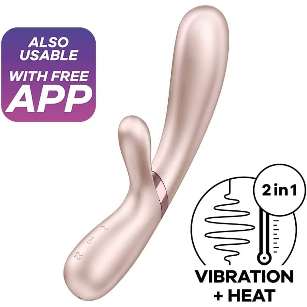 Satisfyer Hot Lover Warming Vibrator With App Control Pink - XToys UK