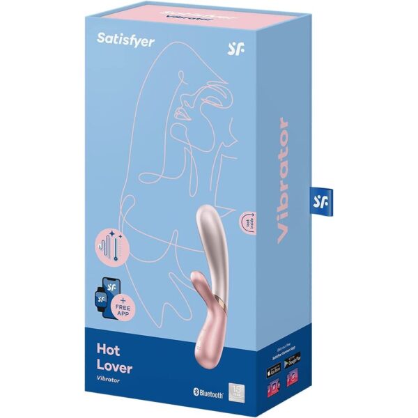 Satisfyer Hot Lover Warming Vibrator With App Control Pink - XToys UK