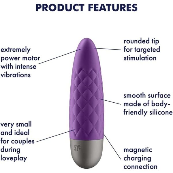 Satisfyer Ultra Power Bullet 5 Violet - XToys UK