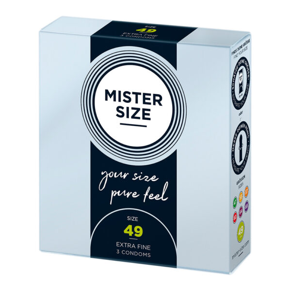 Mister Size 49mm Your Size Pure Feel Condoms 3 Pack - XToys UK