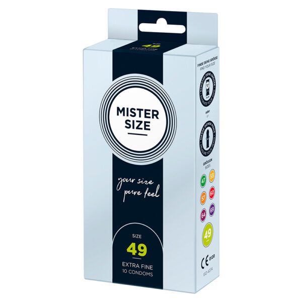 Mister Size 49mm Your Size Pure Feel Condoms 10 Pack - XToys UK