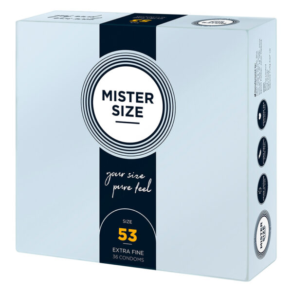 Mister Size 53mm Your Size Pure Feel Condoms 36 Pack - XToys UK