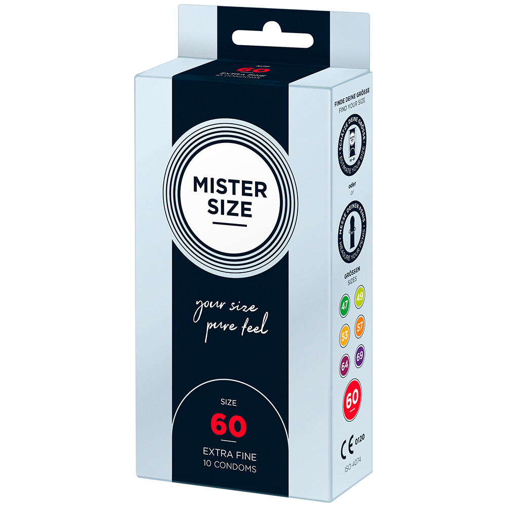 Mister Size 60mm Your Size Pure Feel Condoms 10 Pack - XToys UK