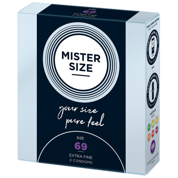 Mister Size 69mm Your Size Pure Feel Condoms 3 Pack - XToys UK