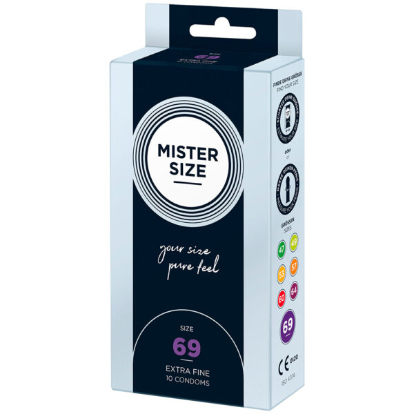 Mister Size 69mm Your Size Pure Feel Condoms 10 Pack - XToys UK