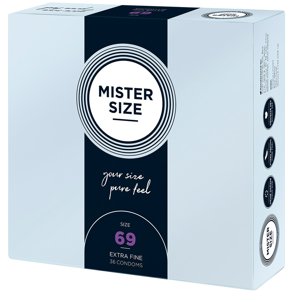 Mister Size 69mm Your Size Pure Feel Condoms 36 Pack - XToys UK