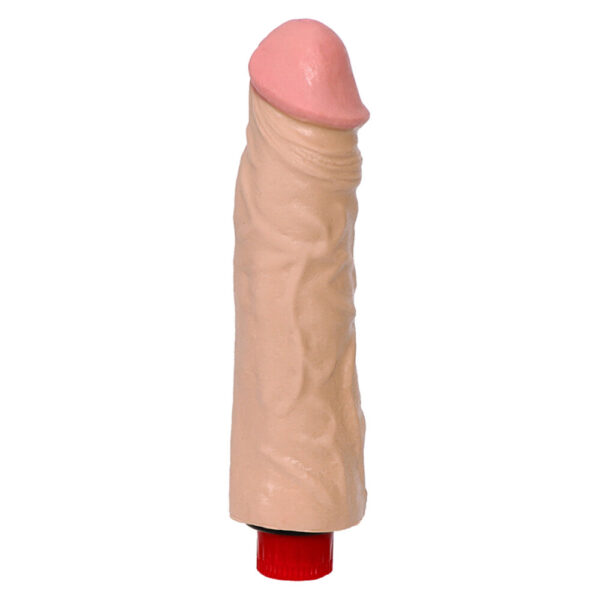 The Naturals Heavy Veined 8 Inch Vibrating Dong Thick - XToys UK