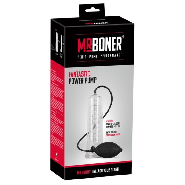 Mister Boner Fantastic Power Penis Pump - XToys UK