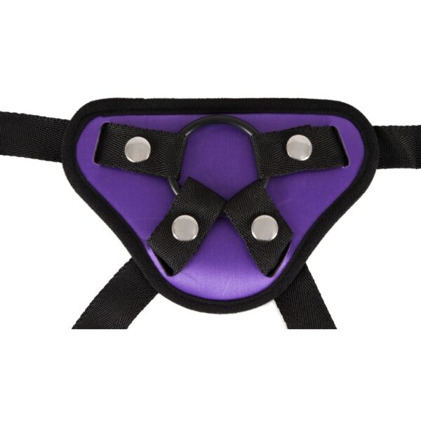 Purple And Black Universal Harness Strap On - XToys UK