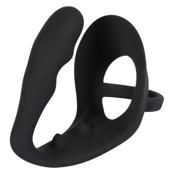 Black Velvets Cock Ring And Anal Plug - XToys UK