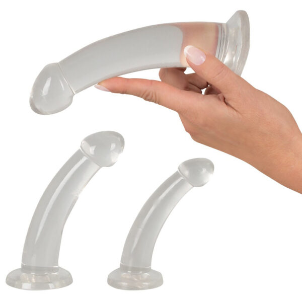 Three Piece Crystal Clear Anal Training Set - XToys UK