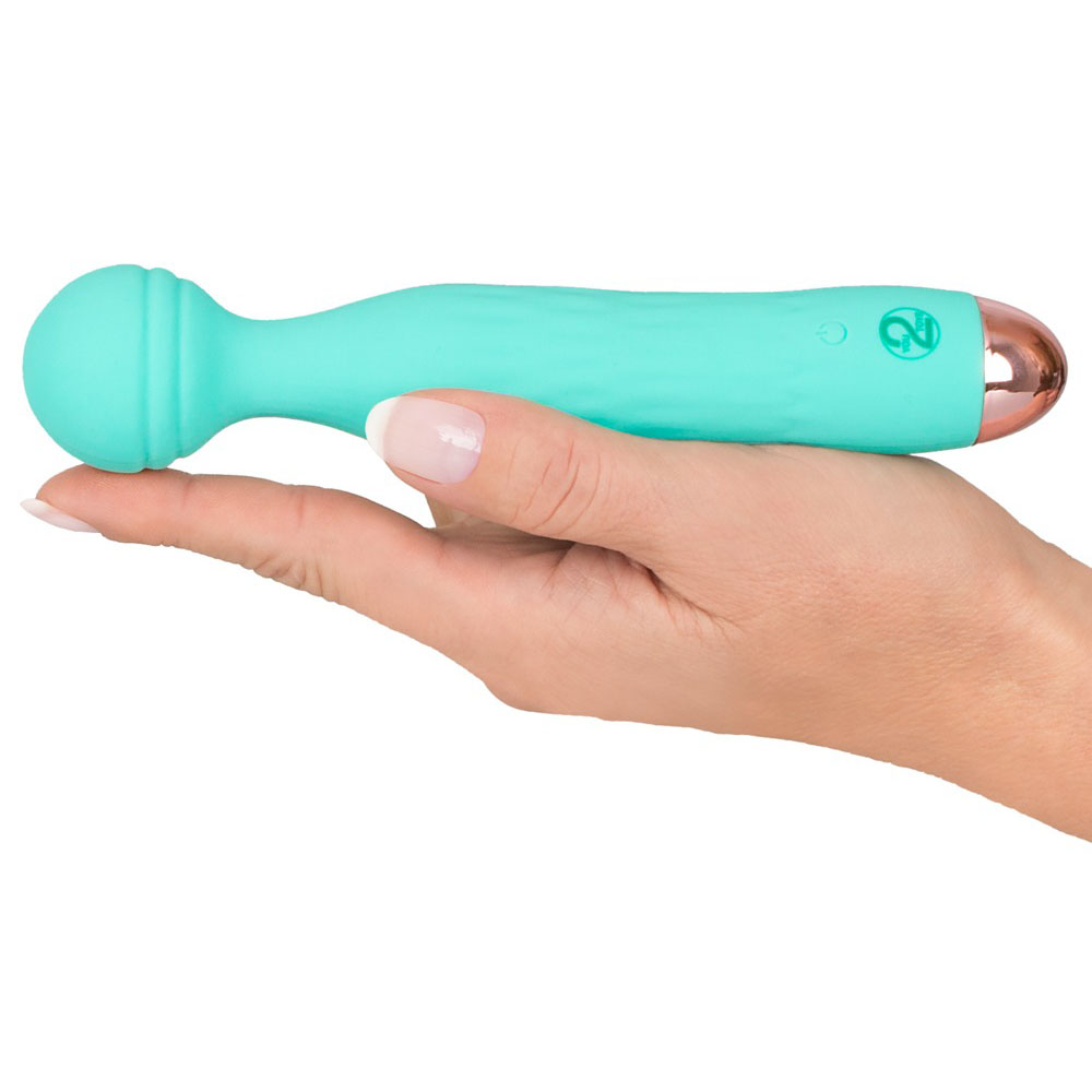 Cuties Silk Touch Rechargeable Mini Vibrator Green - XToys UK