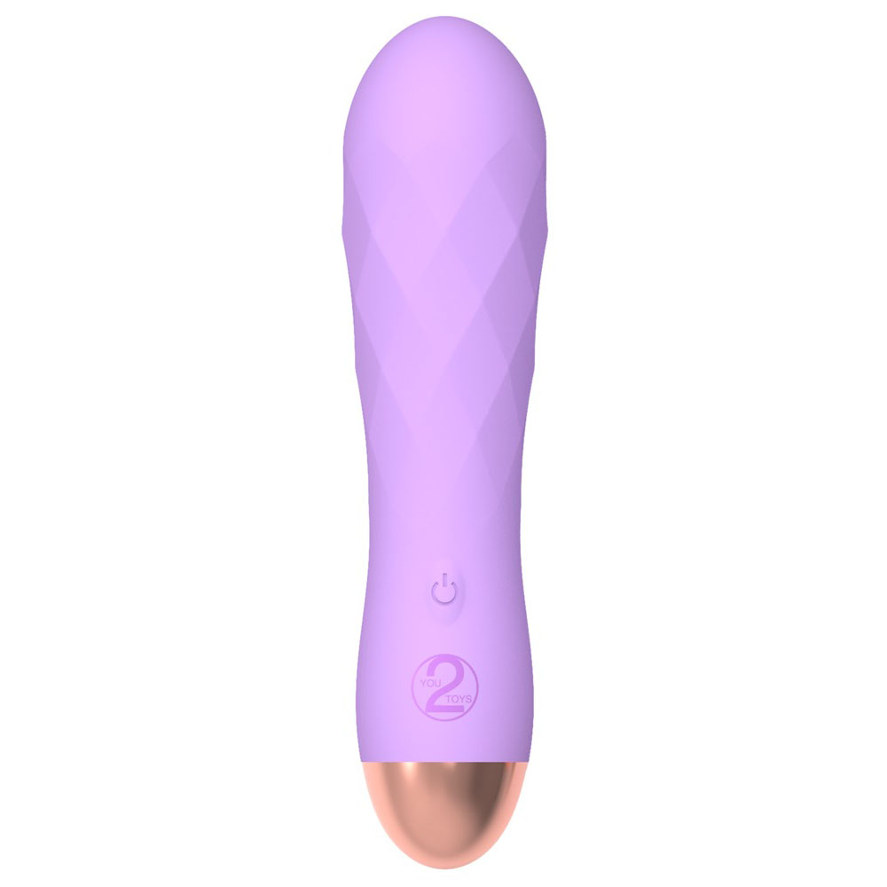 Cuties Silk Touch Rechargeable Mini Vibrator Purple - XToys UK