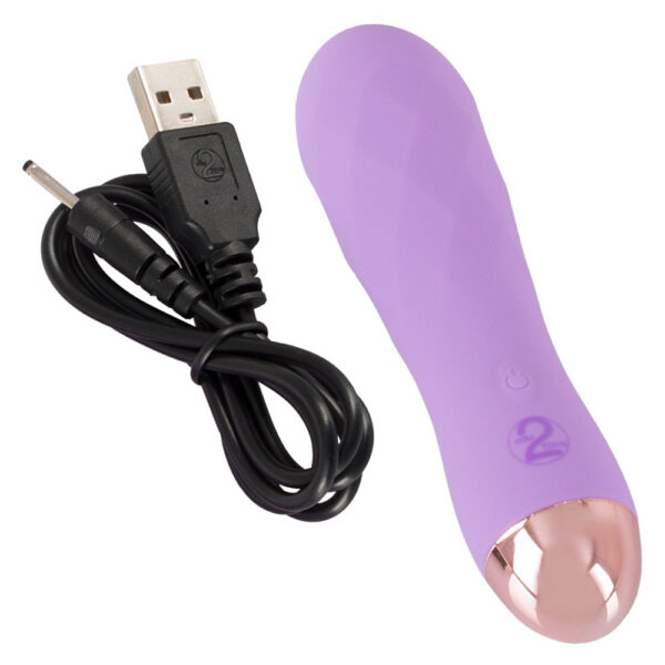 Cuties Silk Touch Rechargeable Mini Vibrator Purple - XToys UK