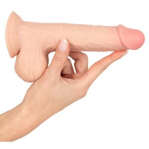 Nature Skin Dildo With Movable Skin 19cm - XToys UK