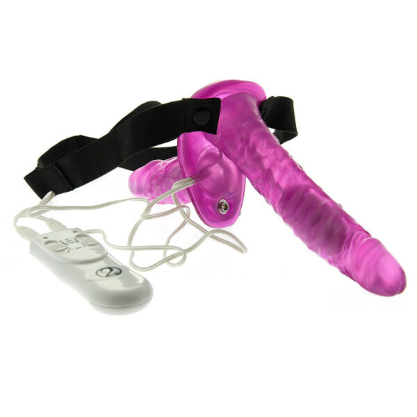 Duo Vibrating Strap On Vibrating Dongs - XToys UK