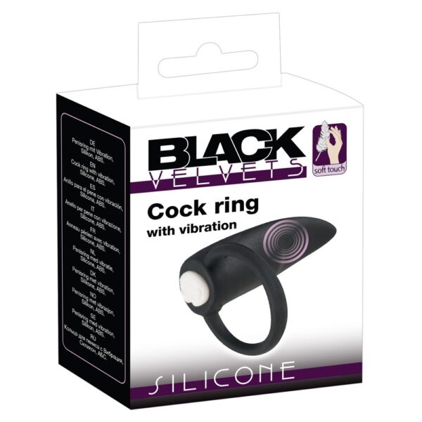 Black Velvets Vibrating Ring - XToys UK