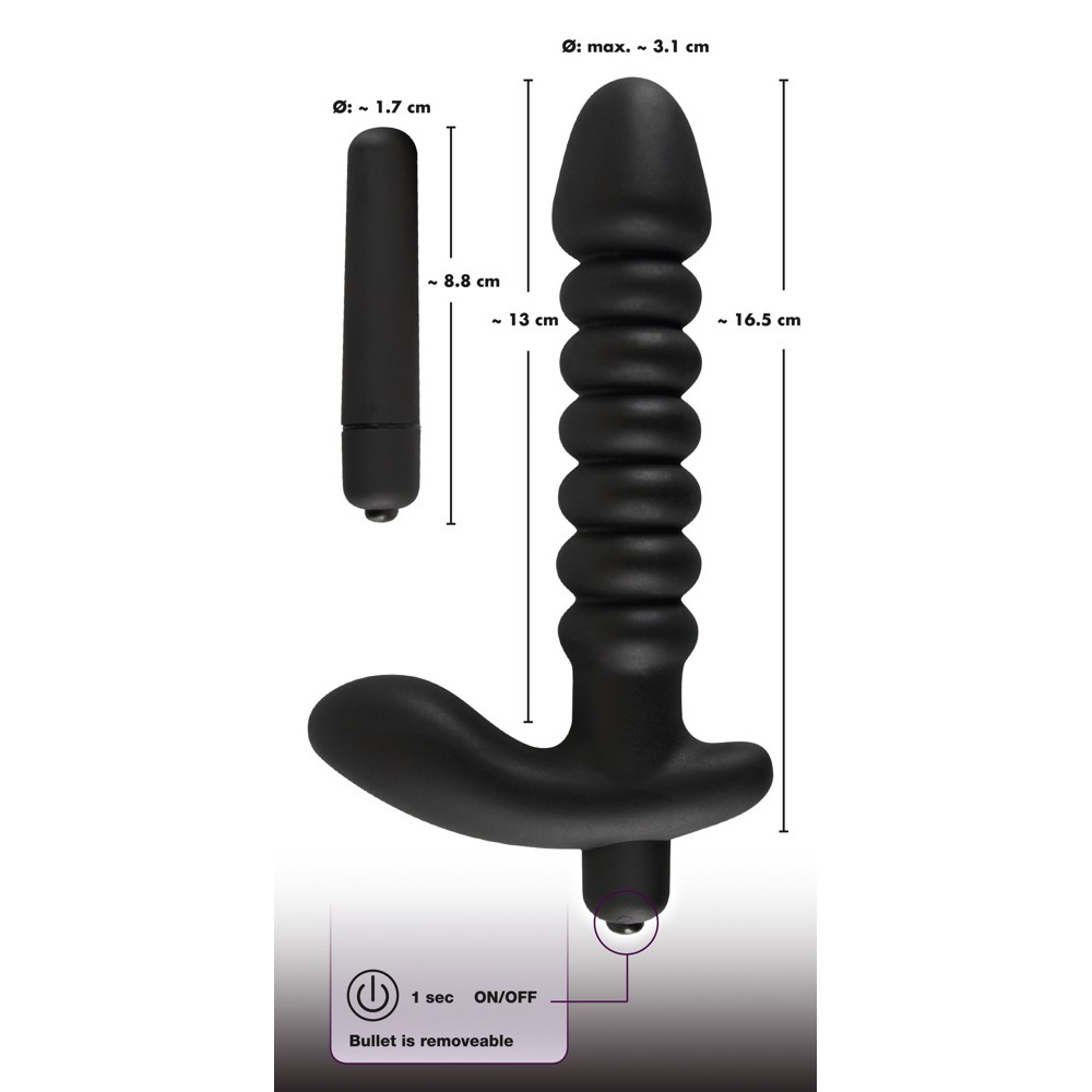 Black Velvets Medium Vibrator - XToys UK