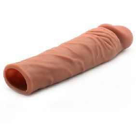 Penis Extender 7.4 Inches Flesh Brown - XToys UK