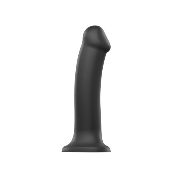 Strap On Me Silicone Dual Density Bendable Dildo Small Black - XToys UK