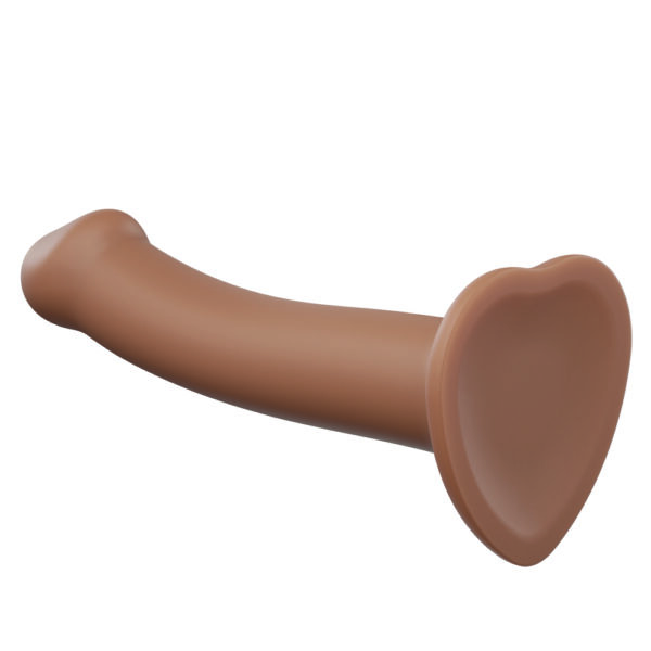 Strap On Me Silicone Dual Density Bendable Dildo Small Caramel - XToys UK