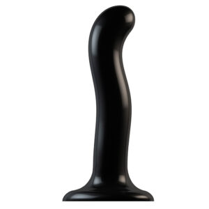 Strap On Me Prostate and G Spot Curved Dildo Medium Black - XToys UK