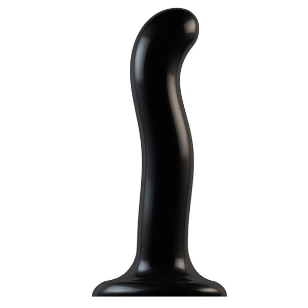 Strap On Me Prostate and G Spot Curved Dildo Large Black - XToys UK