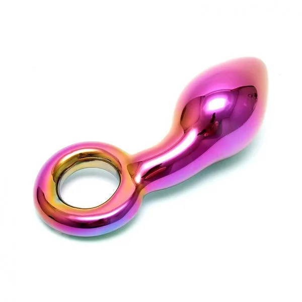 Sensual Multi Coloured Glass Kaleigh Dildo - XToys UK