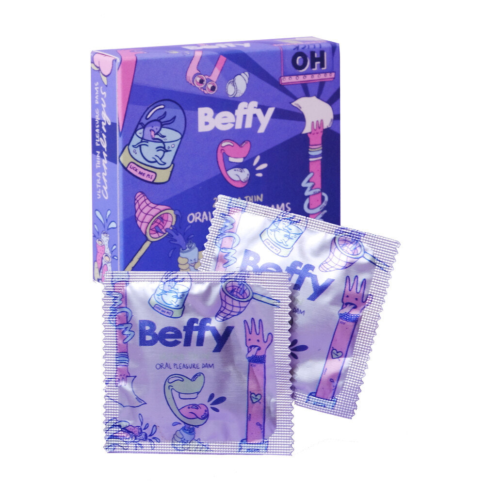 Beffy Ultra Thin Oral Pleasure Dams 2 Pieces - XToys UK