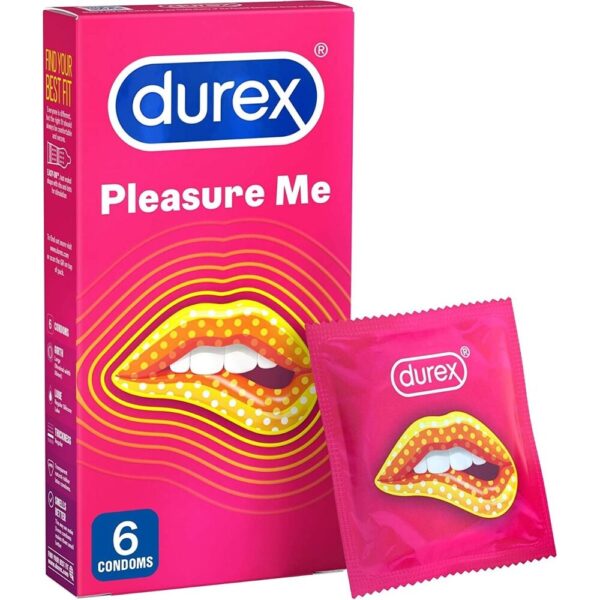 Durex Pleasure Me Ribbed And Dotted Condoms 6 Pack - XToys UK