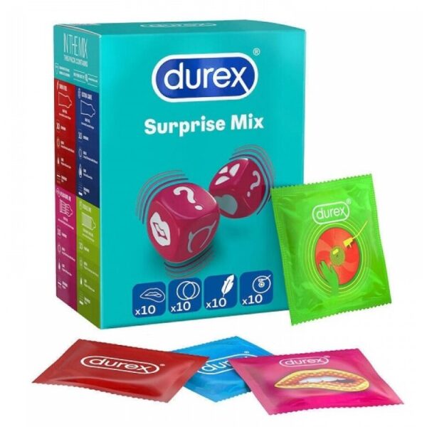 Durex Surprise Me Variety Condoms 40 Pack - XToys UK