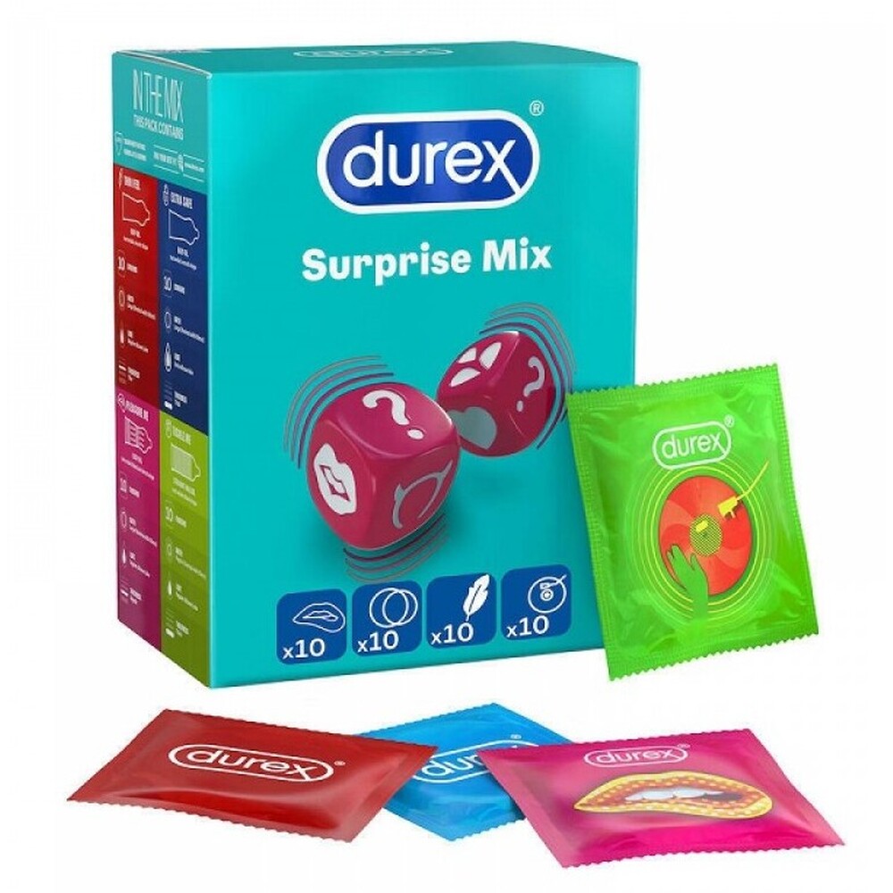 Durex Surprise Me Variety Condoms 40 Pack - XToys UK