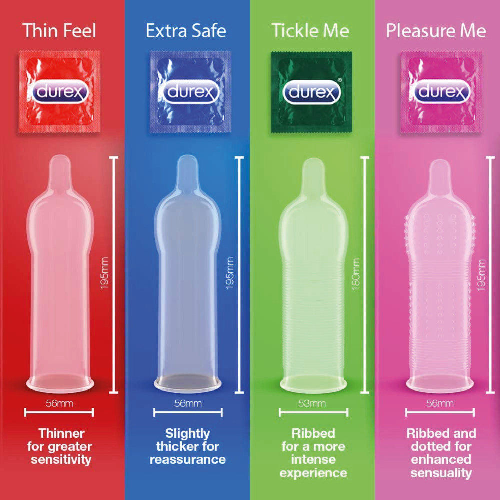 Durex Surprise Me Variety Condoms 40 Pack - XToys UK