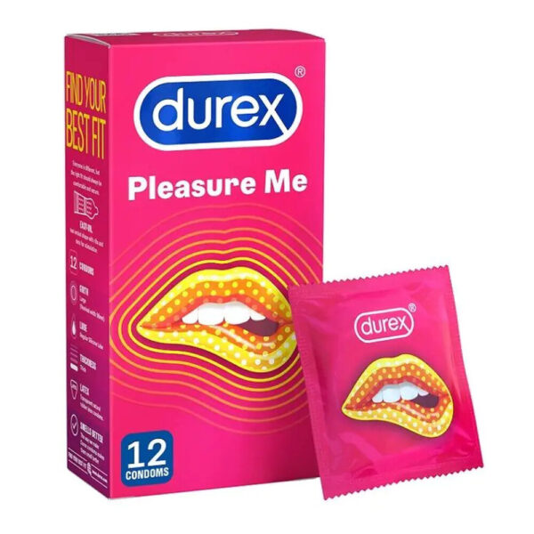 Durex Pleasure Me Ribbed And Dotted Condoms 12 Pack - XToys UK