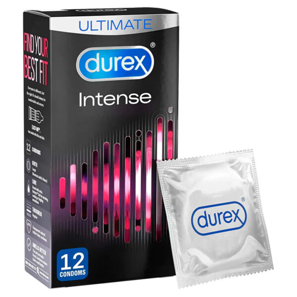 Durex Intense Ribbed And Dotted Condoms 12 Pack - XToys UK